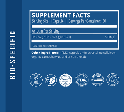 GAXAST® BPC-157 Capsules (500mcg)